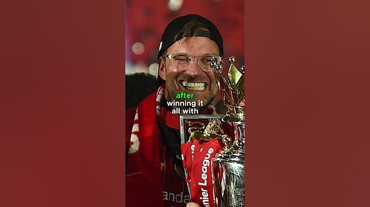 Jurgen Klopp is LEAVING LIVERPOOL