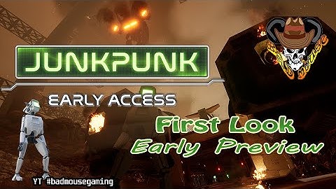 JUNKPUNK Early Access! First Look Awesome Gameplay
