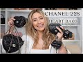 Chanel 22S Heart Bag Comparison & Review of ALL FIVE SIZES | What Fits Inside