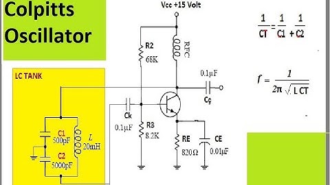 Colpitts Oscillator #oscillator #oscillations #oscillating