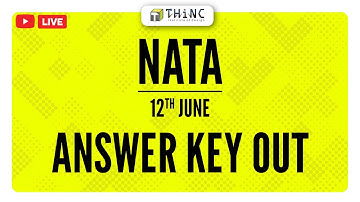 NATA JUNE 12TH 2022 EXAM | ANSWER KEY PUBLISHED | NATA 2022 | ARCHITECTURE ENTRANCE EXAM 2022
