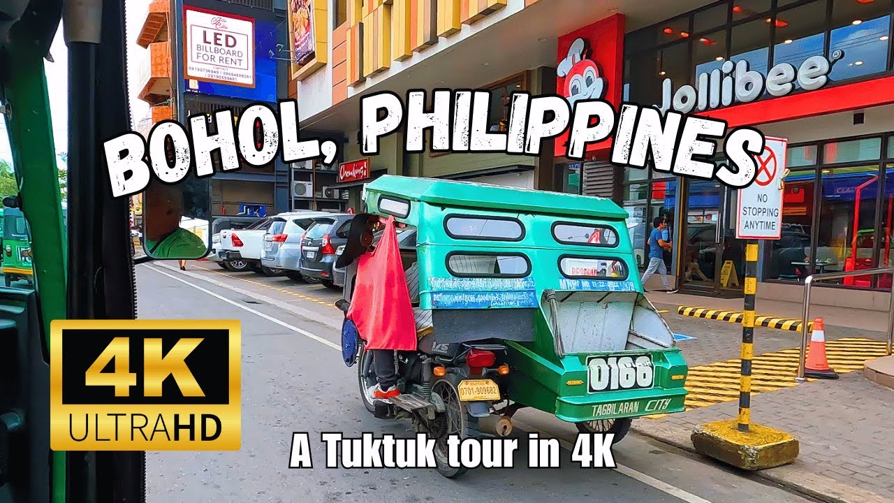 Pinoy Rides TukTuk Ride in Bohol 4k Authentic Filipino Island Experience - YouTube