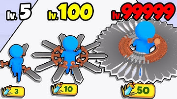 Sword and Spin ASMR Gameplay Walkthrough All Levels iOS,Android