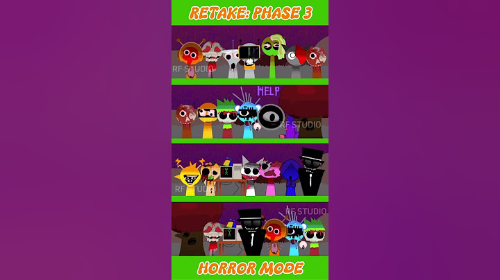 Incredibox Sprunki Retake: Phase 3 Horror Mode