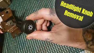 1980-1996 OBS F-Series: Headlight Knob Removal