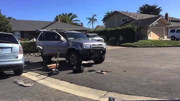 Toyota 4Runner 2002 Body Lift Time Lapse with iPhone 6 Plus