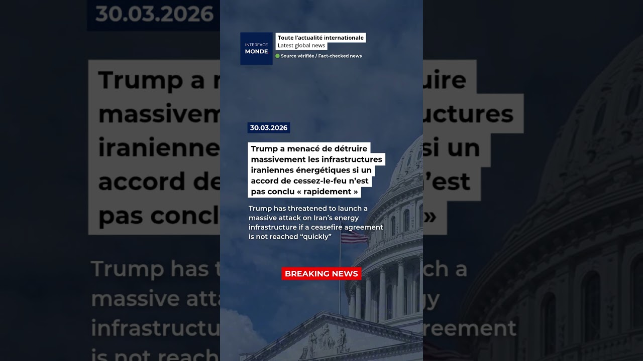 Trump a menacé de détruire massivement les infrastructures iraniennes énergétiques