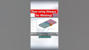 STOP met het gebruik van Abaqus voor lassen — gebruik in plaats daarvan SYSWELD! #shorts
