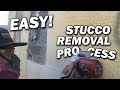 How to Easily Remove Exterior Stucco