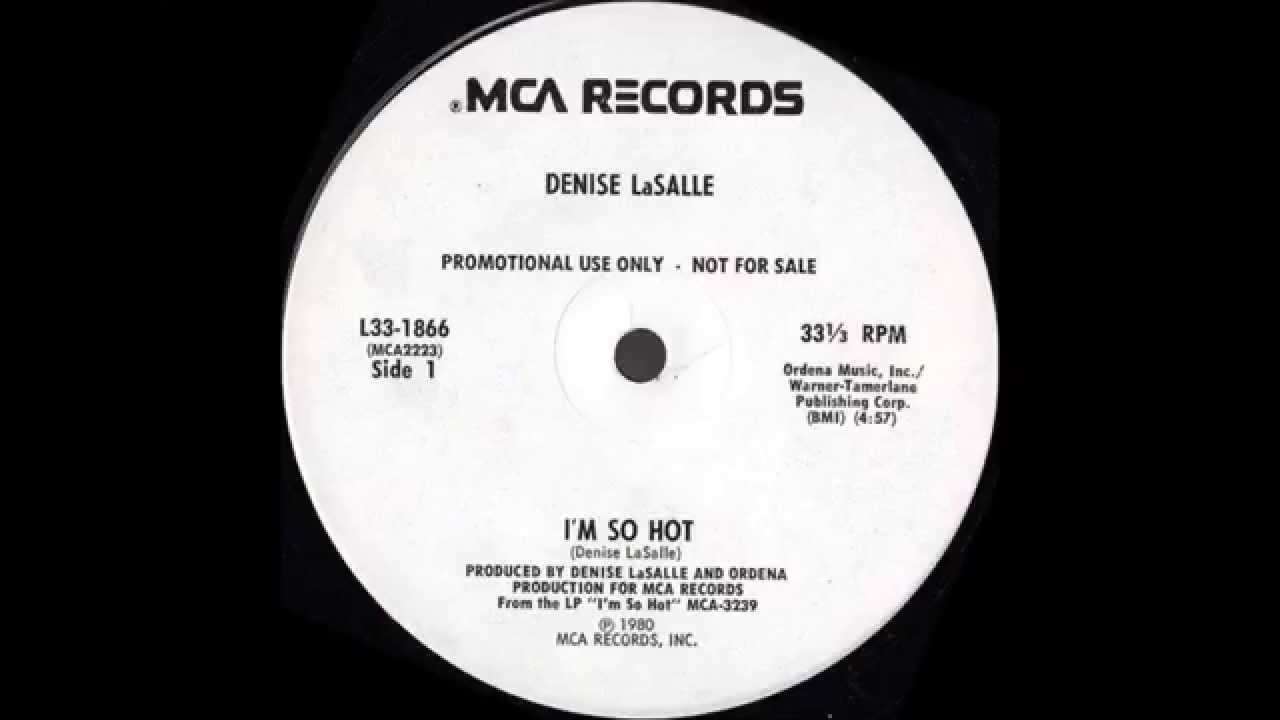 Denise La Salle - I'm So Hot (1980) - YouTube