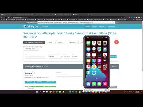 CallMyDoc™ Live Demo for Allscripts Touchworks and Professional
