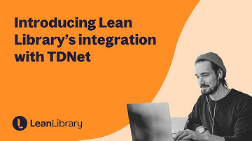 Introducing Lean Library’s integration with TDNet