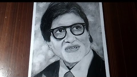 How To Draw Amitabh Bachchan Sketch || Full Tutorial ||Step by Step