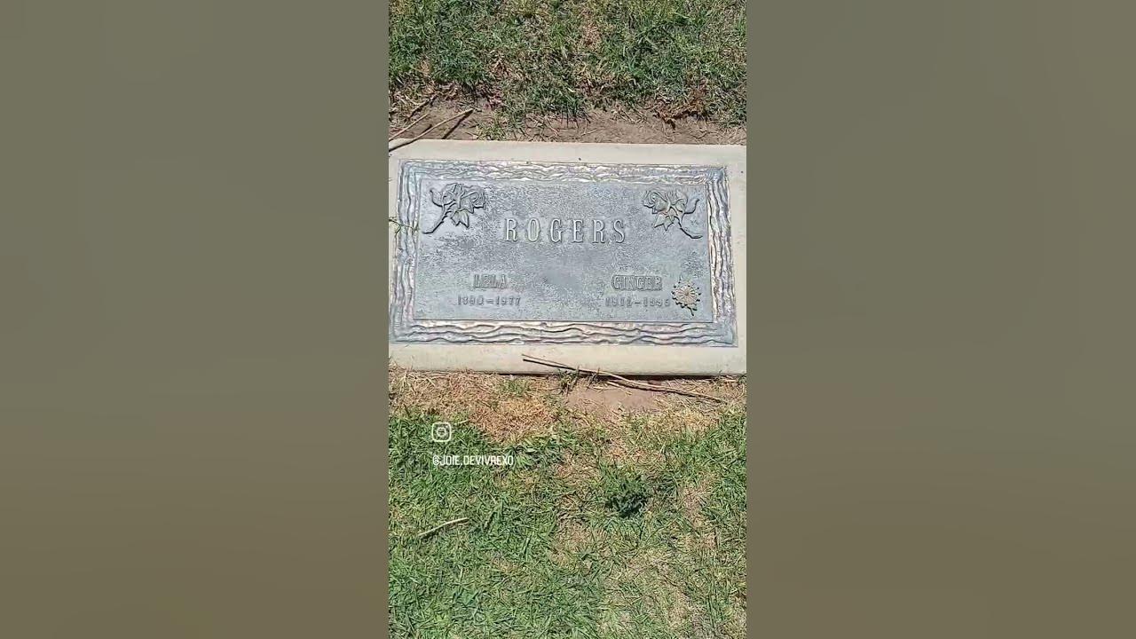 graves of Ginger Rogers and Fred Astaire #oldhollywood #classichollywood graves of Ginger Rogers and Fred Astaire #oldhollywood #classichollywood