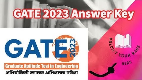 GATE XL-2023 Answer key OUT