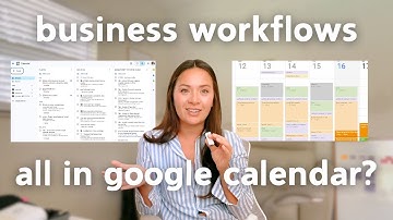 Google Calendar for Solopreneurs & Freelancers | Content Plan, Quarterly Goals, Tasks