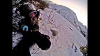 GoPro Alaska Sledding Fail at Hatchers Pass