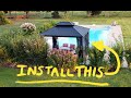 Installing an Awesome Sojag Sun Shelter - Costco product - WATCH BEFORE YOU BUY.