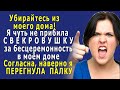 - Убирайтесь вон! – чуть не ПРИБИЛА я СВЕКРОВЬ за её бесцеремонность. Возможно я ПЕРЕГНУЛА ПАЛКУ…