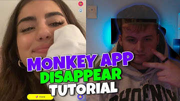 Disappear Monkey App Tutorial | How to Disappear Prank on Monkey App 2025 ✅
