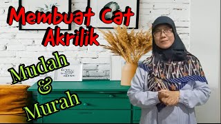 Tutorial membuat cat akrilik sendiri... MUDAH dan MURAH !!!