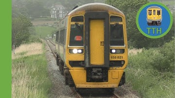 Dosbarth 158 yn Llanbedr - Class 158 at Llanbedr