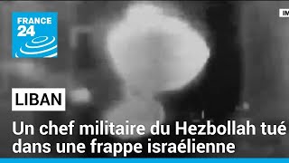 Liban : un chef militaire du Hezbollah tué dans une frappe israélienne • FRANCE 24