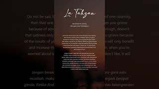 Renungan untuk Pembelajaran - Devotional for Learning - La Tahzan#-39 Jangan Bersedih #Allah #Shorts screenshot 2