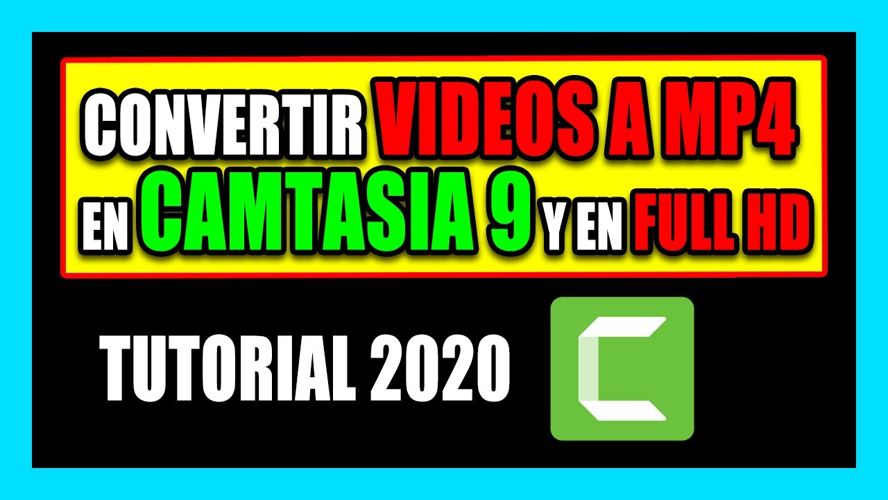 🥇▷ Convertir vídeos a MP4 en CAMTASIA STUDIO 9 ✓ ¿Cómo exportar vídeos en Camtasia  9? 😍 - YouTube