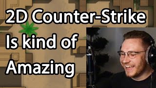 OHNEPIXEL reacts to CounterStrike, but in 2D!!!