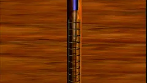 Construction Bored Piles Animation