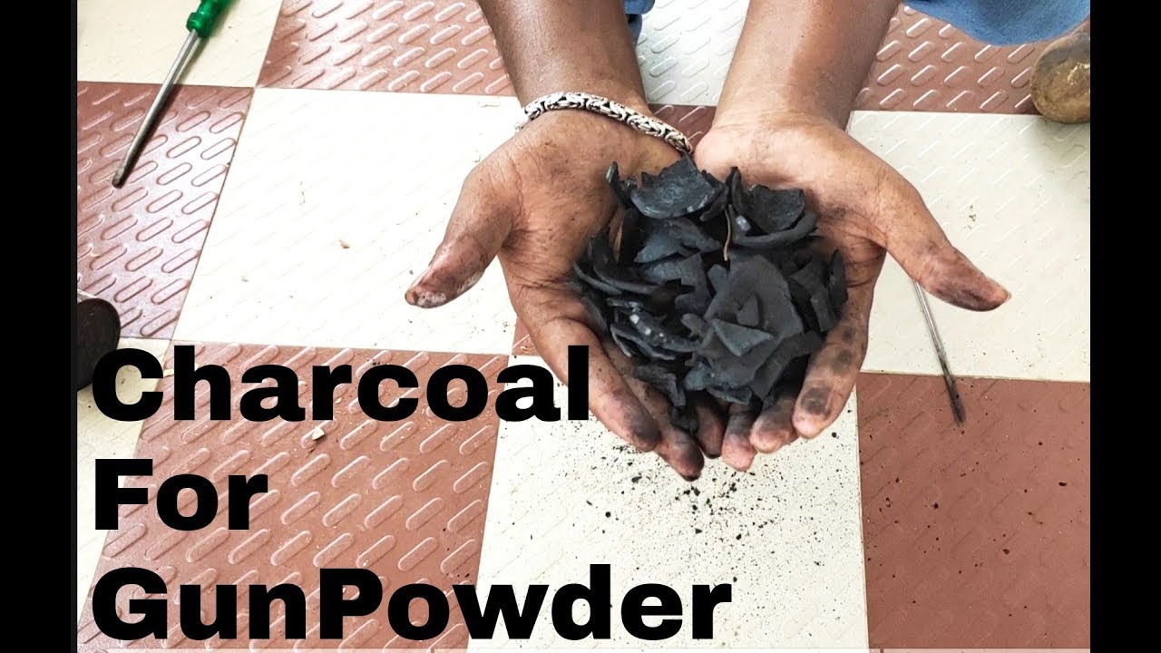 Making Charcoal Home for Gunpowder தமிழ் YouTube