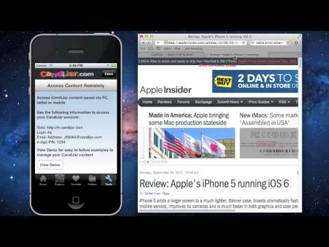 CandiJar QR Code Scanner and Bookmarking Tools
