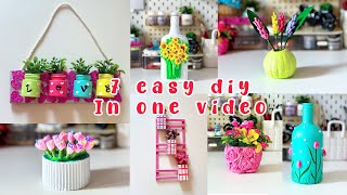 Diy 7 Easy Diy Crafts Tutorial In Single Videolyoutube
