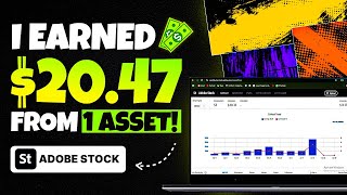 I Earned $20.47 ONE Asset in Just 1 Week on Adobe Stock 💰 (Real Earning Proof)
