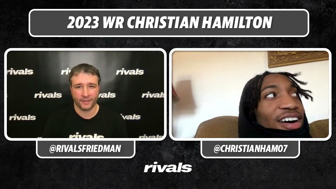 Video: 2023 WR Christian Hamilton Discusses Recruitment
