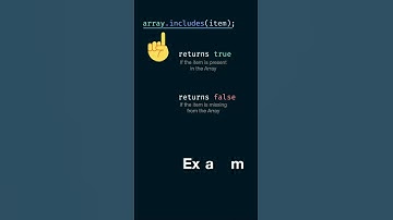JavaScript array includes in a minute | #shorts