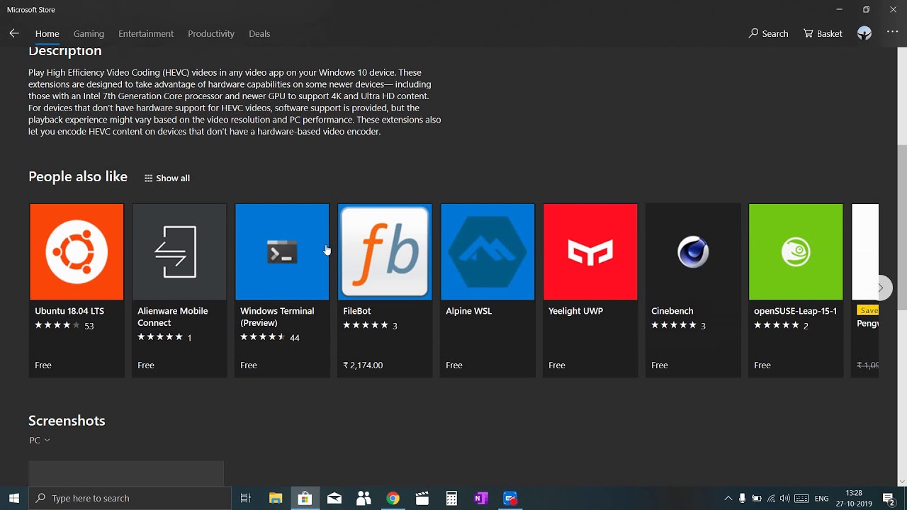 FREE HEVC VIDEO EXTENSION ..RUN 4K TO 8K RESOLUTION VIDEO IN WINDOWS 10 YouTube