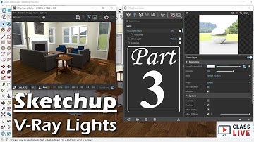 Part - 3 | V-Ray Lights in Sketchup Pro