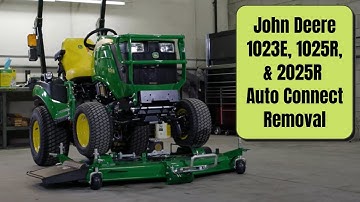 John Deere 1023E, 1025R, & 2025R Auto Connect Removal Tutorial by Minnesota Equipment
