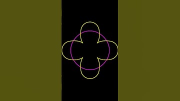 Glissettes over Bézier curves. #pattern #spirograph #mathart #codeart #shorts