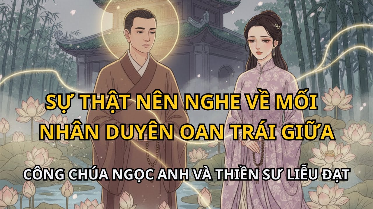 Công chúa Ngọc Anh và Thiền sư Liễu Đạt – Mối tình khiến cả kinh thành rơi lệ