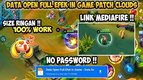 Data Open Full Efek In Game Won, Magic Sentry, Mata Kuning Dll | Data Tambahan Efek In Game