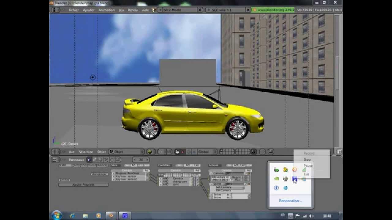 Blender Car Game Beta 1 YouTube