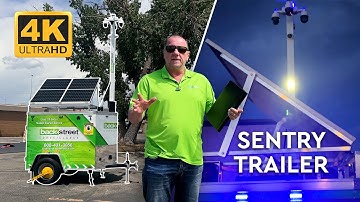 Sentry Solar 4K Surveillance Trailer | Keeps You Safe Anywhere | 4K Surveillance camera