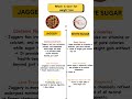Jaggery vs White Sugar, which is the best for weight loss #fatburningsecrets #weightloss #food