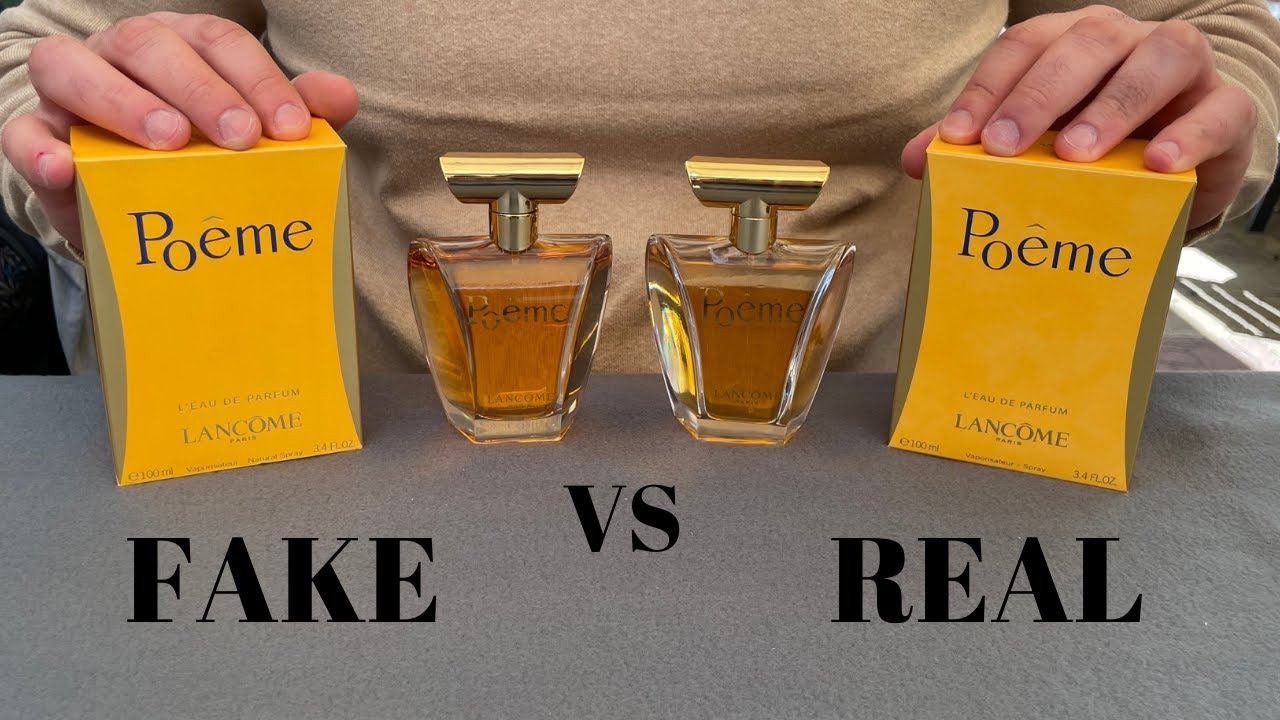 vs Real Lancôme Poême Perfume 100 ML - YouTube