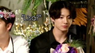 LIZKOOK: Jungkook said Lisa's name? screenshot 2