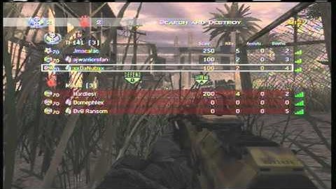 MW2 Team gb dispute vs disciplined