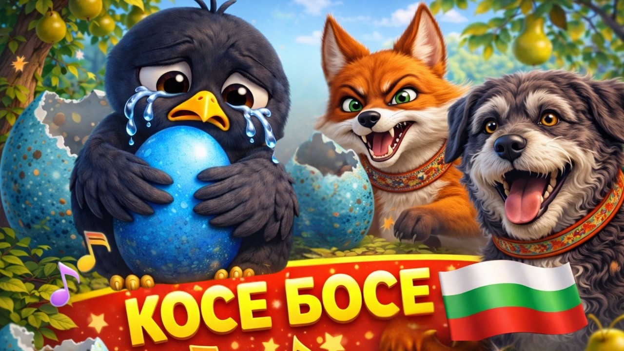 🦊🐕 Косе Босе и Лисицата| Българска народна приказка за деца ✨ Ран Босилек 🌳Приказки за лека нощ